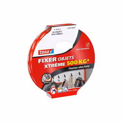 Tesa - Fixer objets xtrême 500kg 5mx19mm