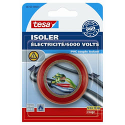 Isoler - Electrique Rouge 15mmx10ml Tesa
