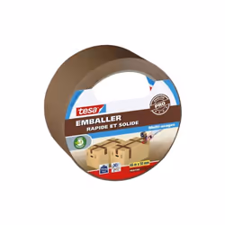 L'adhésif de fermeture de cartons performant pour les cartons et emballages de poids moyen. Support PP solide. Masse adhésive ...