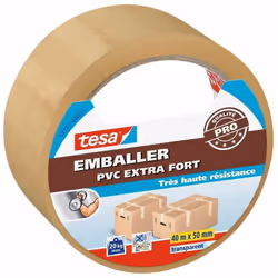 Description commerciale Pour la fermeture de cartons et emballages de poids moyen à lourd. Description technique - Support PV ...