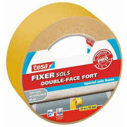 Tesa - Fixer Sols - Double Face Fort Spécial Sols Lisses 25mx50mm