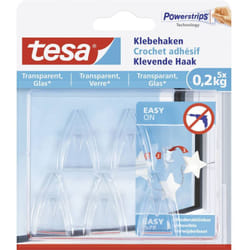 Tesa - Crochet adhésif ® transparent Contenu: 5 pc(s)