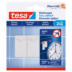 TESA 77762-00000, Blanc, Rectangle, Permanent, 2 kg