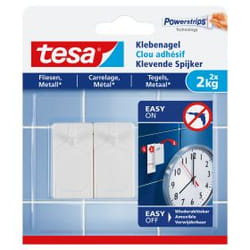 TESA 77762-00000 étiquette auto-collante Rectangle Permanent Blanc