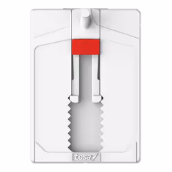TESA 77767-00000 crochet pour rangement à usage domestique Intérieure Crochet universel Gris, Rouge, Blanc 2 pièce(s)
