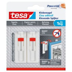 TESA 77774-00000 crochet pour rangement à usage domestique Intérieure Crochet universel Blanc 2 pièce(s)