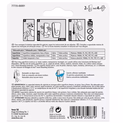 TESA 77735-00001-00 Intérieure Crochet universel Transparent 2 pièce(s)