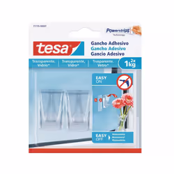 TESA 77735-00001-00 Intérieure Crochet universel Transparent 2 pièce(s)