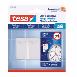 TESA 77762-00001-00 Intérieure Crochet à photos Blanc 2 pièce(s)