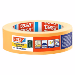 TESA Professional 4344, Ruban de masquage universel, Papier, Orange, Métal, Plastique, Caoutchouc, Bois, Universel, Universel