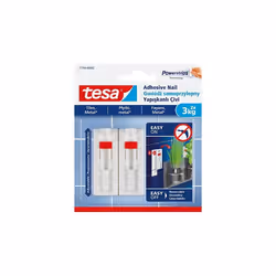 TESA 77764, Intérieure, Crochet universel, Blanc, 3 kg, 2 pièce(s)