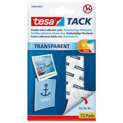 TESA 59408-00000 Fixation de bureau Transparent 72 pièce(s)