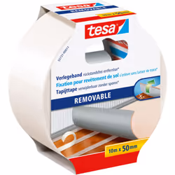 Le ruban de pose tesa s'enlève sans laisser de résidus - ruban adhésif double face renforcé de tissu pour coller des moquette ...