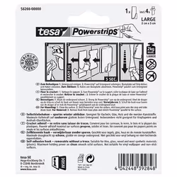 TESA 58266-00000 crochet pour rangement à usage domestique Intérieure Crochet pour serviette Acier inoxydable 1 pièce(s)