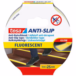 Ruban antidérapant tesa Fluorescent. La bande antidérapante tesa offre une sécurité supplémentaire sur les sols qui ont tenda ...