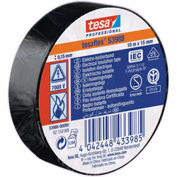 TESA tesaflex 53988, IEC 60454-3-1, 10 m, 15 mm, 0,15 mm