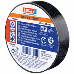 TESA TESA PROFESSIONAL 53988 RUBAN ISOLANT ÉLECTRIQUE 20 X 19 MM