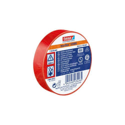 Tesa - Ruban d'isolation électrique spvc electrical en pvc Rouge 20m x 19mm x 0.15mm ( Prix pour 1 )