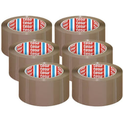Tesa - 04195-00001-04 Ruban adhésif d'emballage pack® marron (l x l) 66 m x 50 mm 6 rouleau(x)