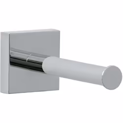 tesa Ekkro Stockeur papier toilette, finition brillante métal chromé, adhésif, technologie sans percer, 125 mm x 50 mm x 50 m ...