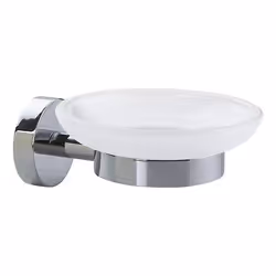 TESA Smooz, Argent, Blanc, Chrome, Métal, Ovale, Mur, 110 mm, 130 mm