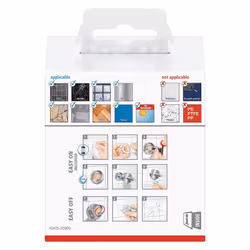 TESA DELUXXE Crochet pour serviette Mural Chrome
