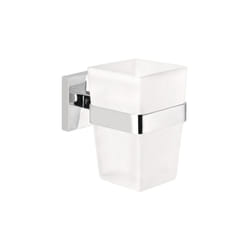 TESA DELUXXE Chrome, Blanc Support de brosse à dent monté au mur