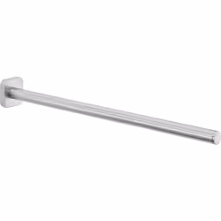 tesa ESTEETIC porte-serviettes de salle de bain, un bras, chromé - antirouille, pour montage mural sans perçage, solution adh ...