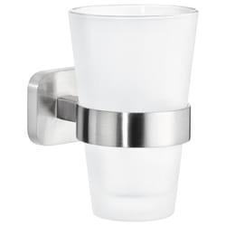 TESA 40462 Verre, Acier inoxydable Rond Unique Monté au mur