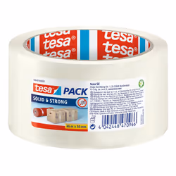 TESA 58640-00000-00, Transparent, Emballage, Polypropylène (PP), 66 m, 50 mm, 1 pièce(s)