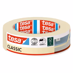 TESA CLASSIC, Beige, Protection, Réparer, 50 m, 19 mm, 0,14 mm, 1 pièce(s)