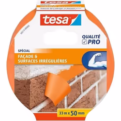 TESA Masquer pvc orange bâtiment 33m x 50mm
