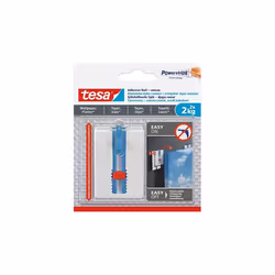 TESA 77779, Intérieure, Accroche tableaux et cadres, Bleu, Blanc, Bande adhésive, 2 kg, Plâtre