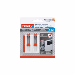 TESA 77782, Intérieure, Accroche tableaux et cadres, Rouge, Blanc, Bande adhésive, 0,5 kg, Plâtre