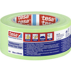 Multipurpose 04621-00014-00 Bande adhésive de plâtrage ® Professional vert clair (l x l) 50 m x 50 mm 1 pc(s) - Tesa