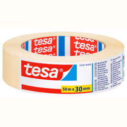 TESA 05287, Ruban de masquage pour peintre, Papier, Beige, 4 jour(s), 50 m, 30 mm