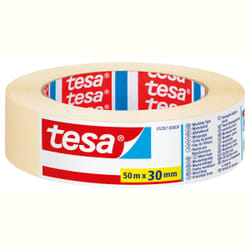 TESA 05287 50 m Ruban de masquage pour peintre Adapté à une utilisation à l'intérieur Papier Beige