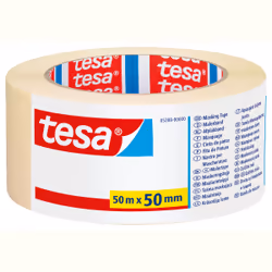 TESA 05288, Ruban de masquage pour peintre, Papier, Beige, 4 jour(s), 50 m, 50 mm
