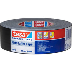 Tesa - Ruban adhésif toilé ® Gaffer tape 53949-00000-02 noir (l x l) 50 m x 50 mm caoutchouc 1 pc(s)