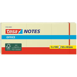 TESA 57653-00001-05 Post-it Rectangle Jaune 100 feuilles Auto-adhésif