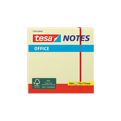 TESA 57654 Post-it Carré Jaune Auto-adhésif