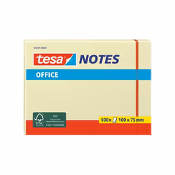 TESA 57657, Rectangle, Jaune, 100 mm, 75 mm, 100 feuilles
