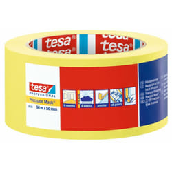 Ruban jaune 50m x 50mm masquage de précision toutes surfaces Tesa 04334-00004-00