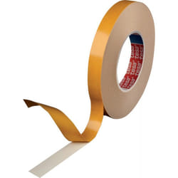 Tesa - Ruban adhésif double-face avec un support en mousse fix 4952 - 50m x 12mm, blanc