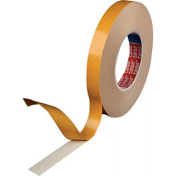 Ruban adhésif double-face avec un support en mousse Tesa fix 4952 - 50m x 15mm, blanc