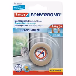 TESA 55744-00001, 5 m, Transparent, 19 mm, 1 pièce(s)
