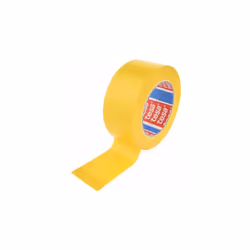 Couleur = Jaune Matériau du support = PVC Largeur = 50mm Longueur = 33m Epaisseur = 0.18mm Force d'adhérence = 1,8 N/cm Résis ...