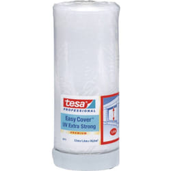 Film de masquage tesa Easy Cover® 4369 tesa 04373-00001-02 transparent (L x l) 12 m x 1.4 m caoutchouc 1 pc(s)