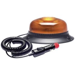Berger & Schröter Gyrophare LED Mini RKL Magnet 20302 12 V/DC 24 V/DC pied magnétique montage par vissage orange