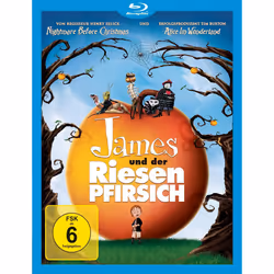 Alive AG James und der Riesenpfirsich, Blu-ray, Allemand, Anglais, 2D, Allemand, 1.66:1, 79 min